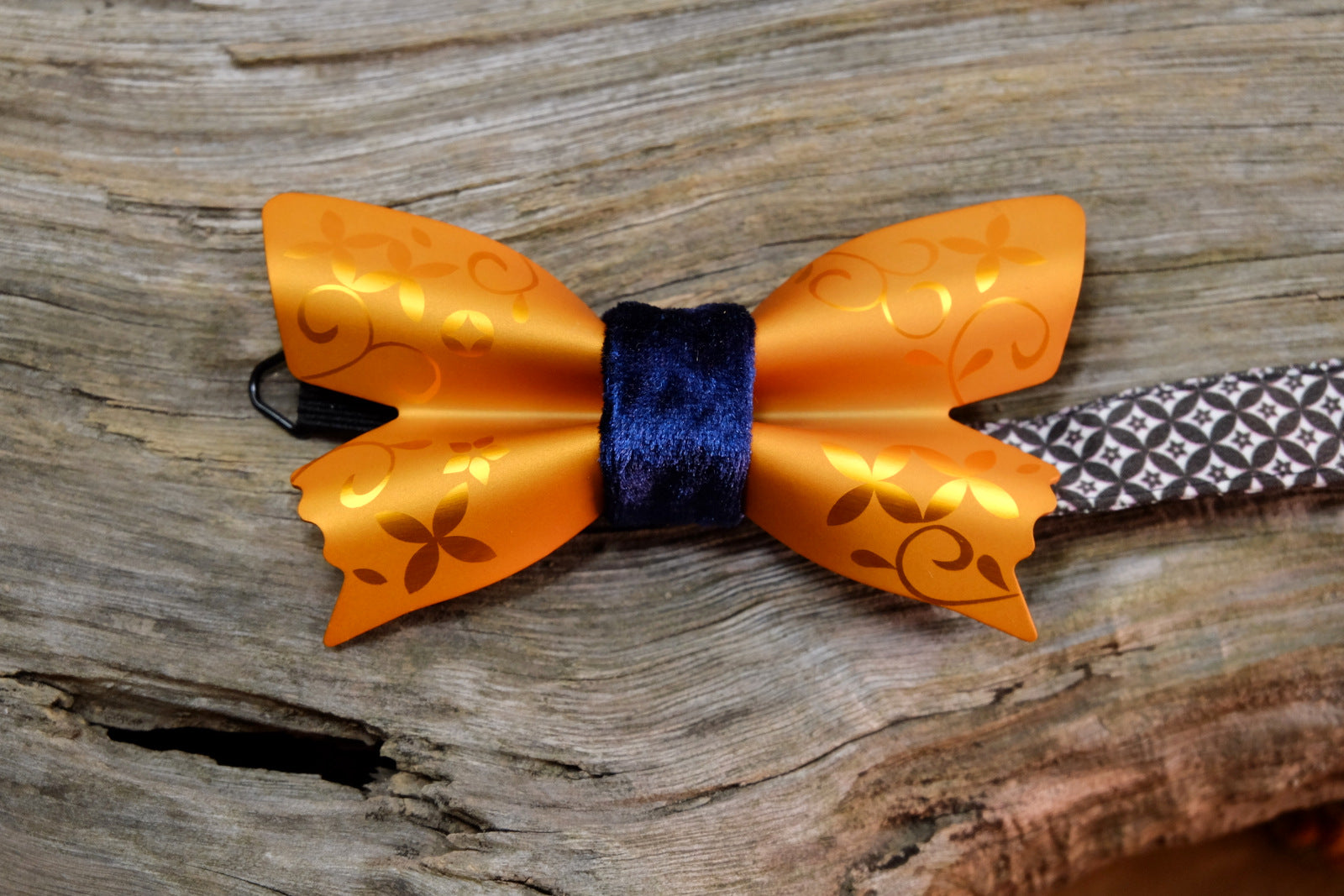 Metal Butterfly "Frosted" ~Mandarin Orange~